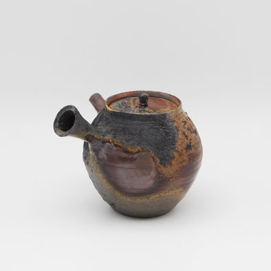 Bizen Yohen Kinsai Kyusu Teapot #241025