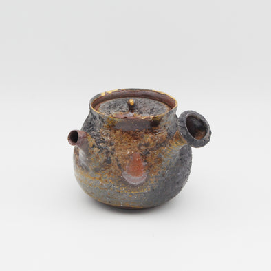 Bizen Yohen Kinsai Kyusu Teapot #241026