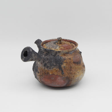 Bizen Yohen Kinsai Kyusu Teapot #241027