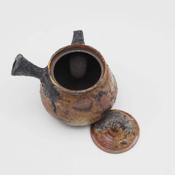 Bizen Yohen Kinsai Kyusu Teapot #241027