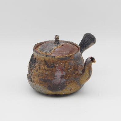 Bizen Yohen Kinsai Kyusu Teapot #241029