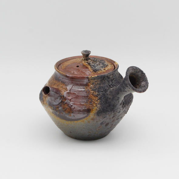 Bizen Yohen Kinsai Kyusu Teapot #241031