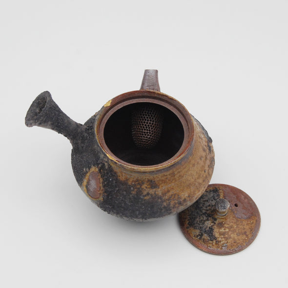 Bizen Yohen Kinsai Kyusu Teapot #241031