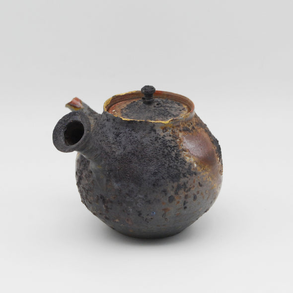 Bizen Yohen Kinsai Kyusu Teapot #241033