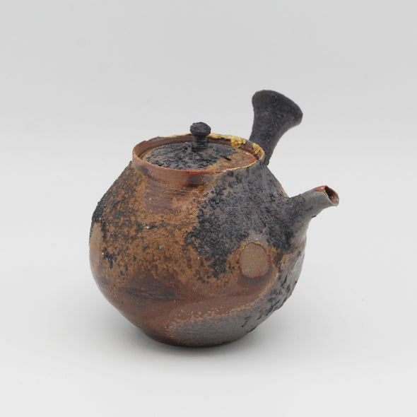 Bizen Yohen Kinsai Kyusu Teapot #241033