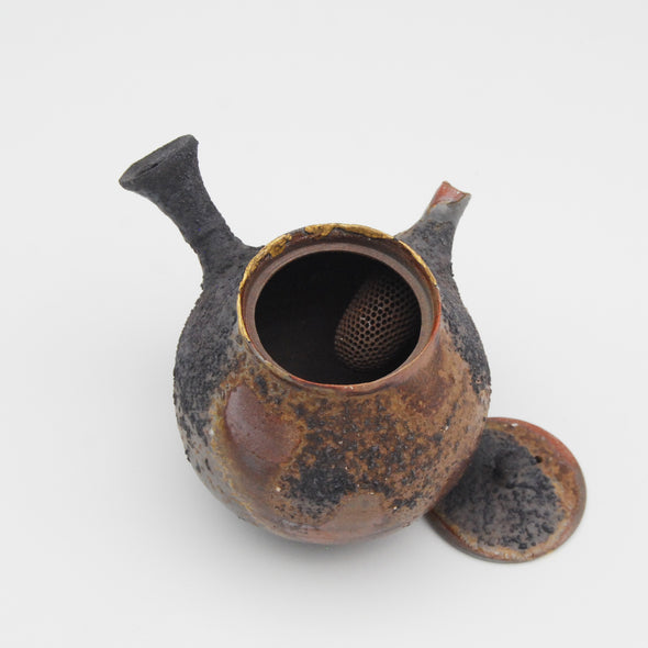 Bizen Yohen Kinsai Kyusu Teapot #241033