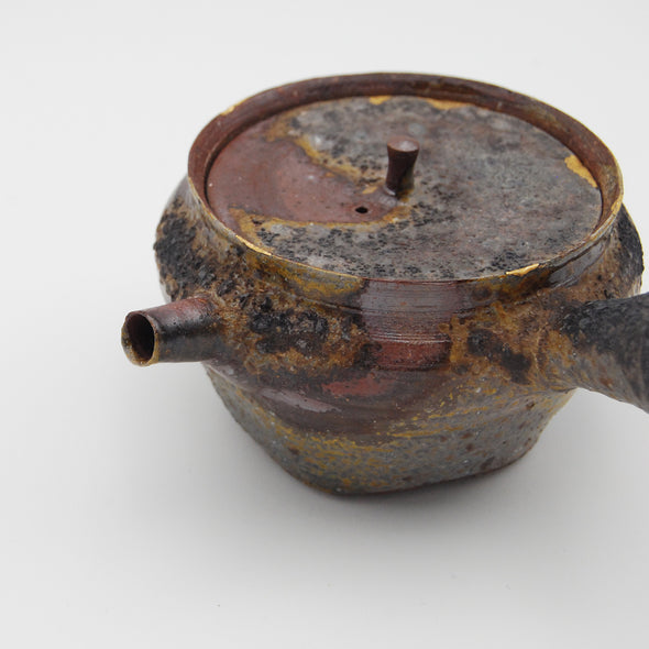 Bizen Yohen Kinsai Kyusu Teapot #241038