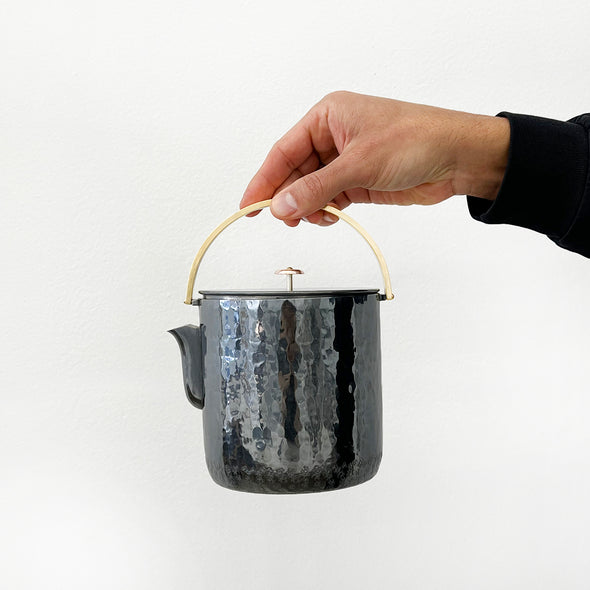 Smoked Brass Water Kettle Zundo Gunmetal