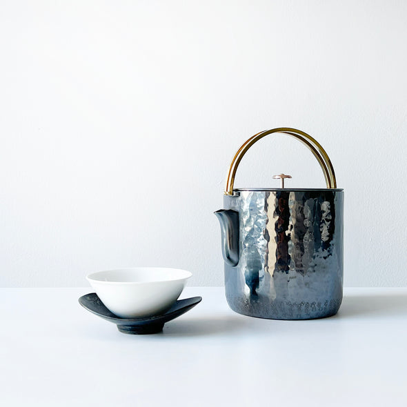 Smoked Brass Water Kettle Zundo Gunmetal