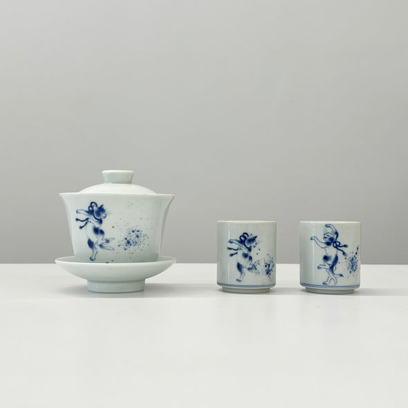 Handpainted Arita Porcelain Gaiwan RAI-67