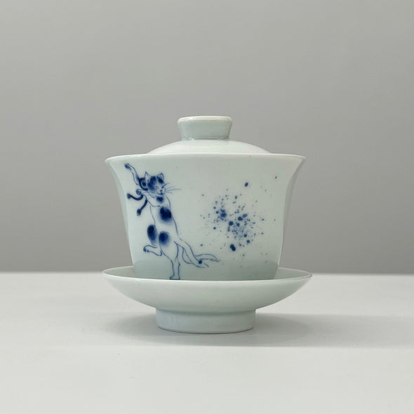 Handpainted Arita Porcelain Gaiwan RAI-67