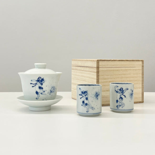 Handpainted Arita Porcelain Gaiwan RAI-67