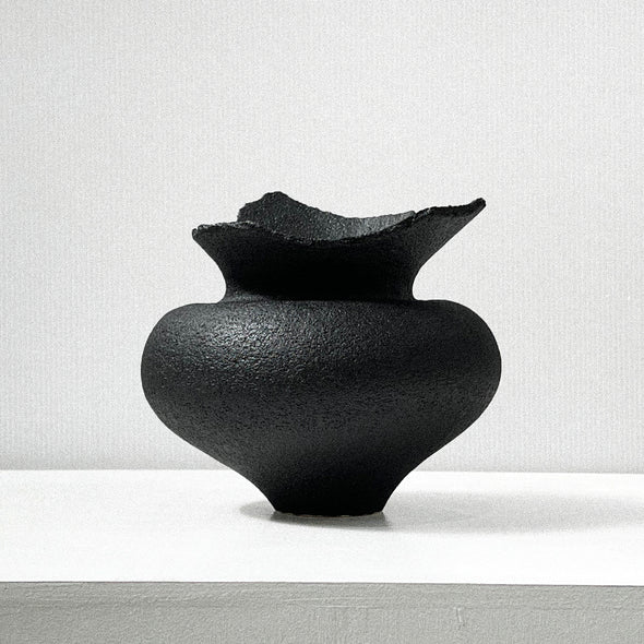 Black Stone Vase #2403