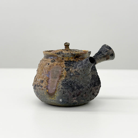 Bizen Yohen Kinsai Kyusu Teapot #241027