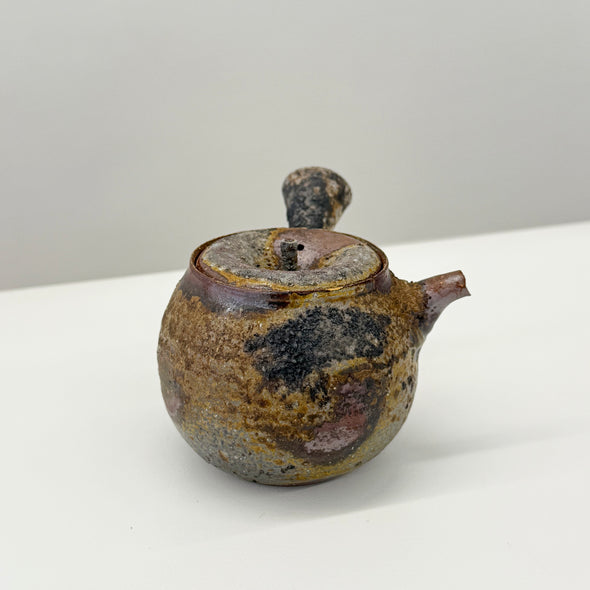 Bizen Yohen Kinsai Kyusu Teapot #241028