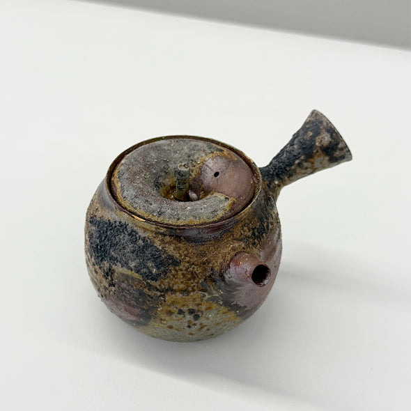 Bizen Yohen Kinsai Kyusu Teapot #241028