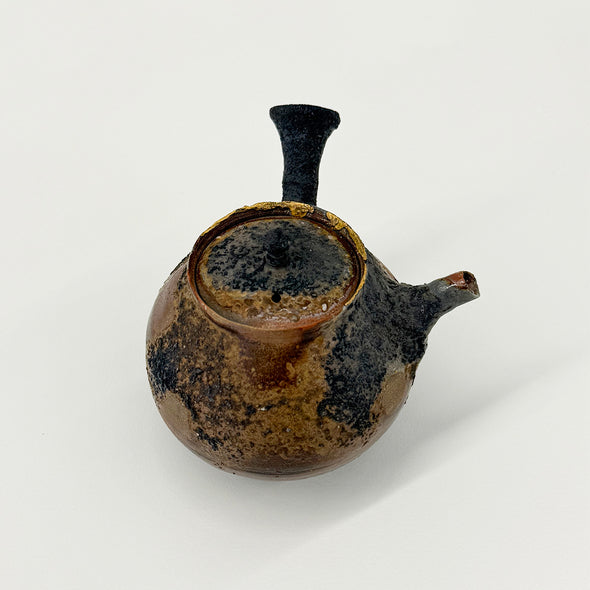 Bizen Yohen Kinsai Kyusu Teapot #241033