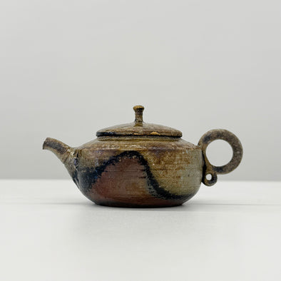 Bizen Hikide Yohen Kinsai Teapot #241042