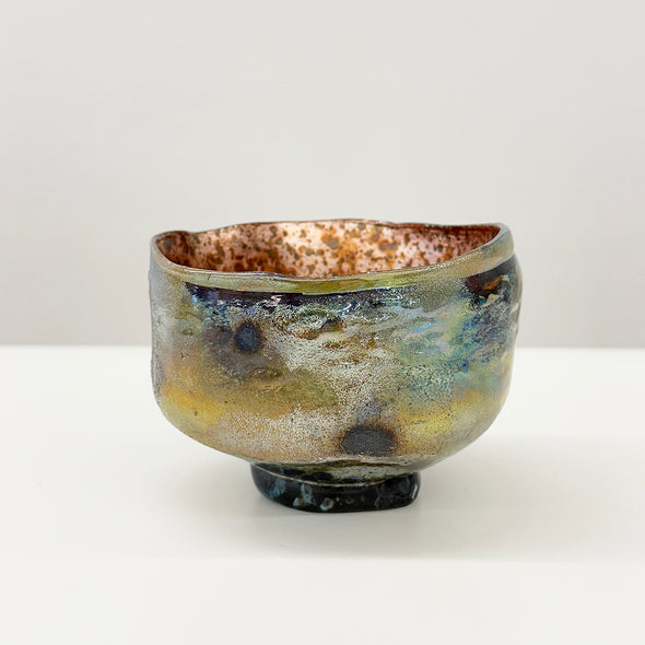 Kinpaku Urushi Glass Chawan 2