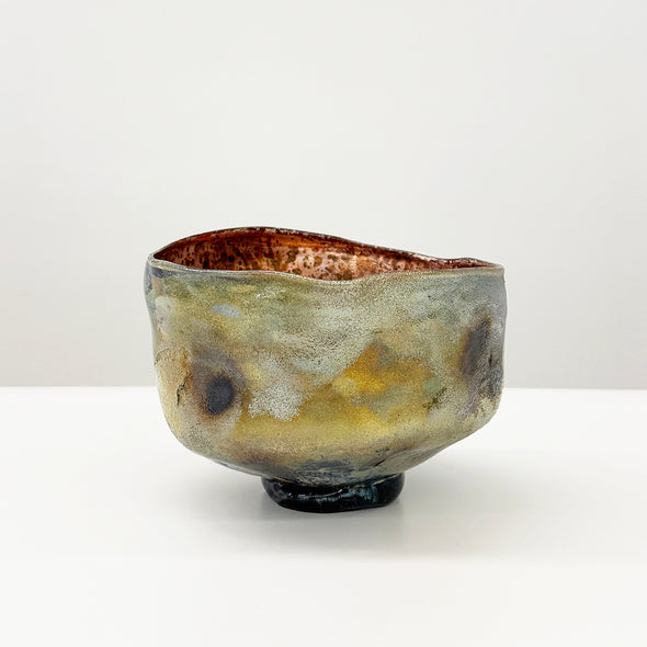 Kinpaku Urushi Glass Chawan 2