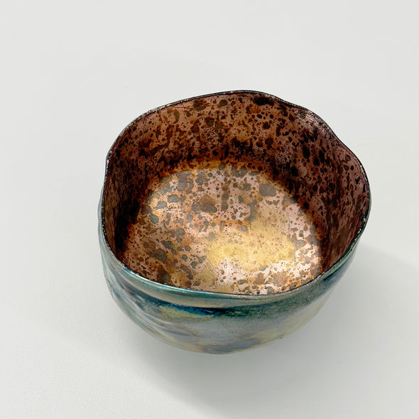 Kinpaku Urushi Glass Chawan 2