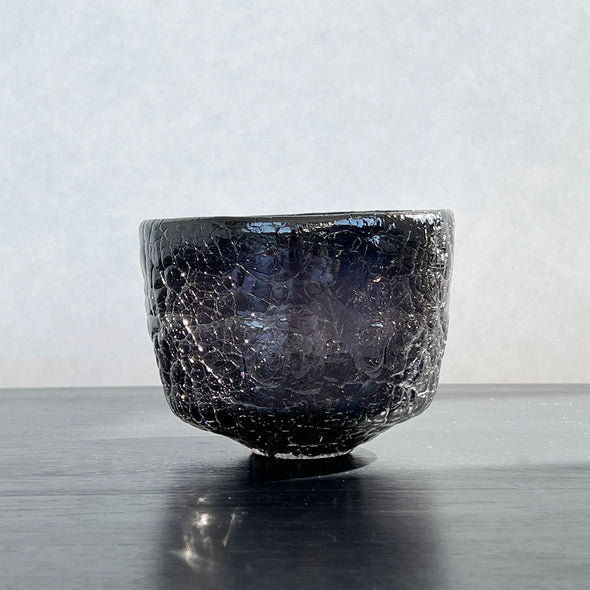 Hiya Glass Chawan Black