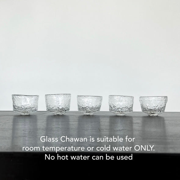 Hiya Glass Chawan Clear