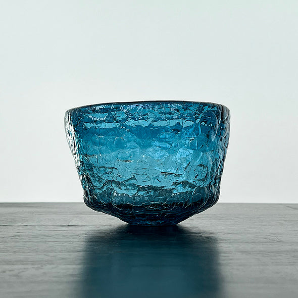 Hiya Glass Chawan Blue