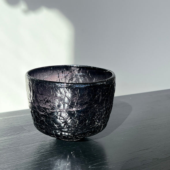 Hiya Glass Chawan Black