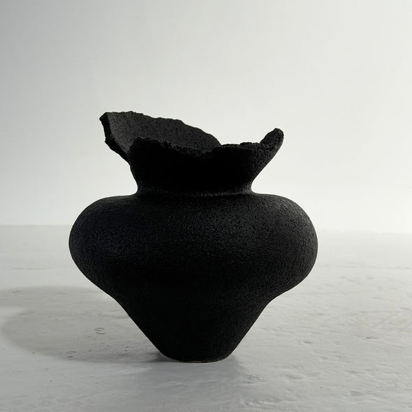 Black Bird Vase Small