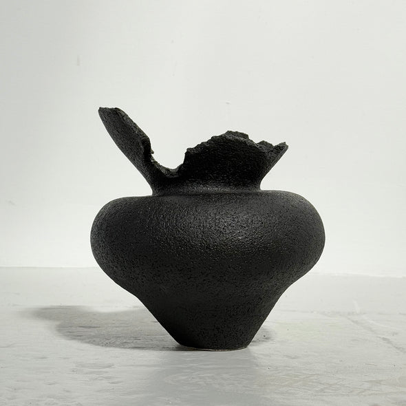 Black Bird Vase Small