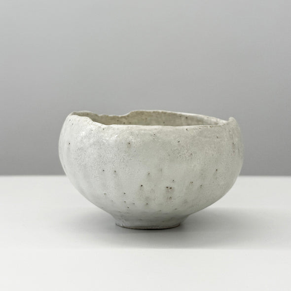 Chawan Tea Bowl White Stone 25A