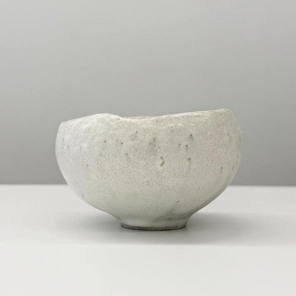 Chawan Tea Bowl White Stone 25A