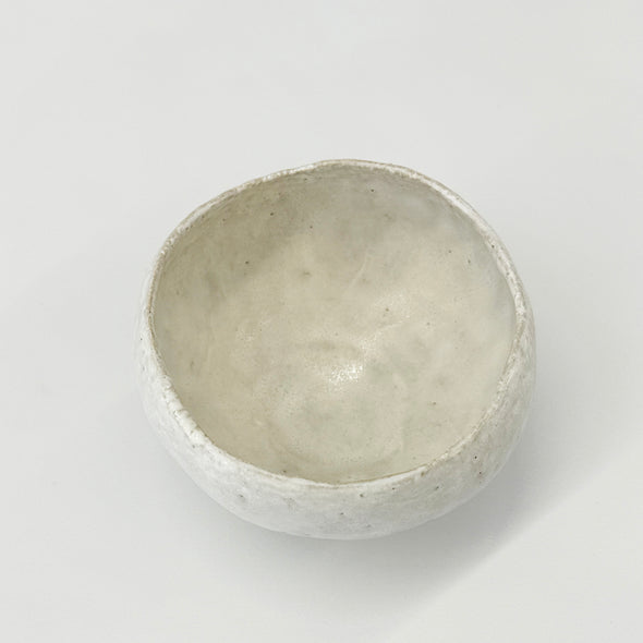 Chawan Tea Bowl White Stone 25A