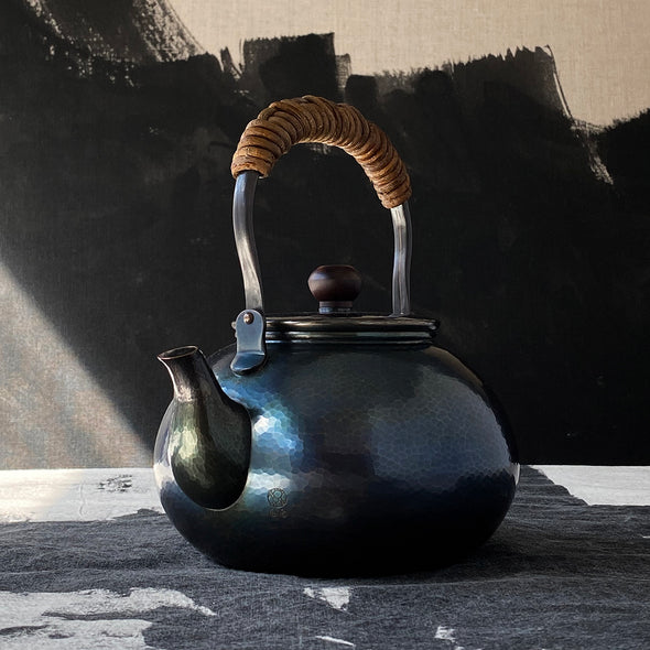 Hand Hammered Copper Water Kettle 1.8l Shikinshoku