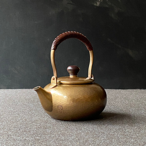 Hand Hammered Copper Teapot 300ml Coppertone