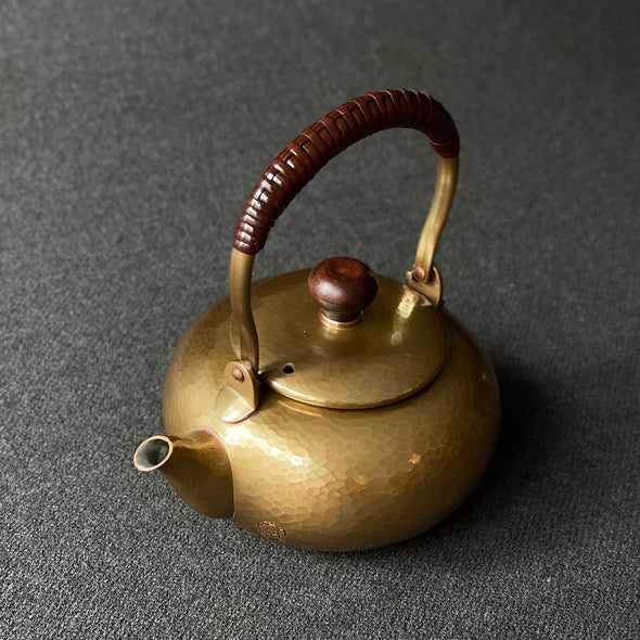 Hand Hammered Copper Teapot 300ml Coppertone