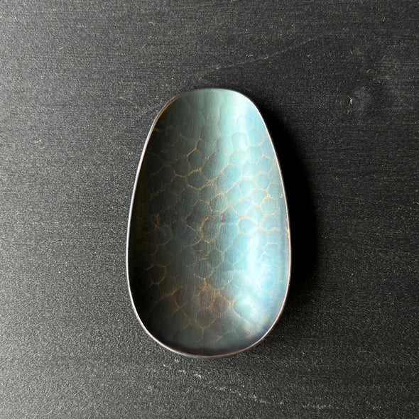 Hand-Hammered Copper Tea Scoop Shikinshoku