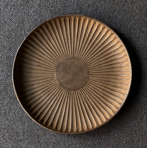 Cast Iron Chrysanthemum Plate